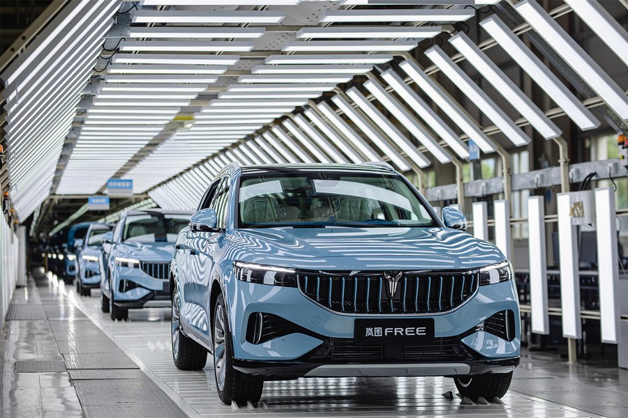 东风第5200万辆汽车暨岚图free首台量产车下线-企业